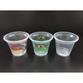 Food Grade 180ml Clear PP Disposable Plastic Dessert Cup